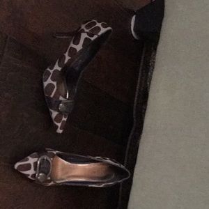 Nine West Leopard print heels